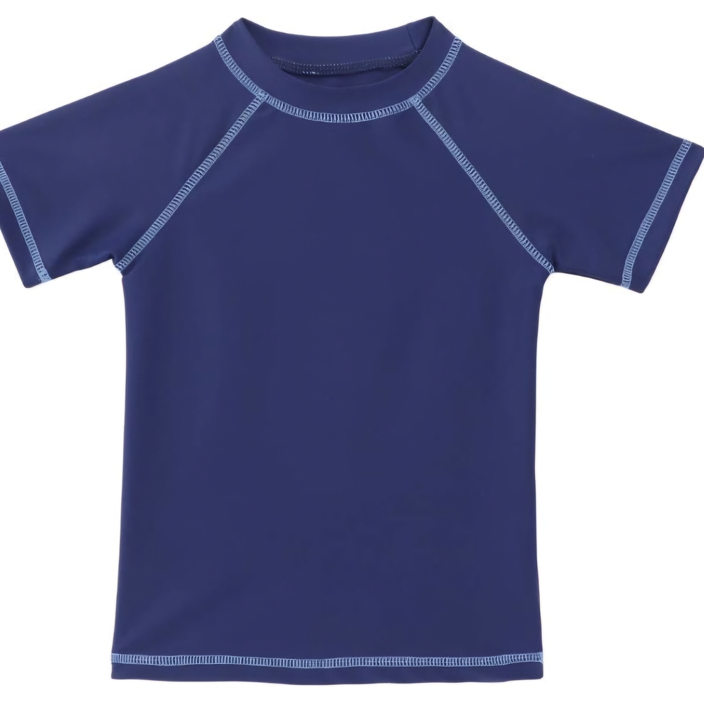 Mossimo Supply Co Navy Blue Kids Swim Rashguard Shirt Size XL (16/18)